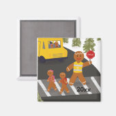 Personalisierter Bus der Grenzschutzschule Magnet (Vorderseite/Rückseite)