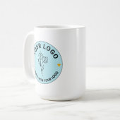 Personalisierter Business-Trinkbehälter mit zwei L Kaffeetasse (Vorderseite Links)