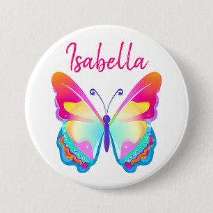 Personalisierter Butterfly-Personalisierter Name Button