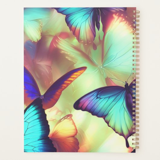 Personalisierter Butterfly-Planer Planer (Rückseite)