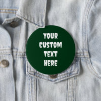 Personalisierter Button-On-Button für einen Creepy