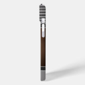 Personalisierter Caduceus Doctor Metal & Wood Case-Mate iPhone Hülle (Rückseite / Links)