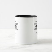 Personalisierter Cafeteria-Manager Tasse (Zentrum)