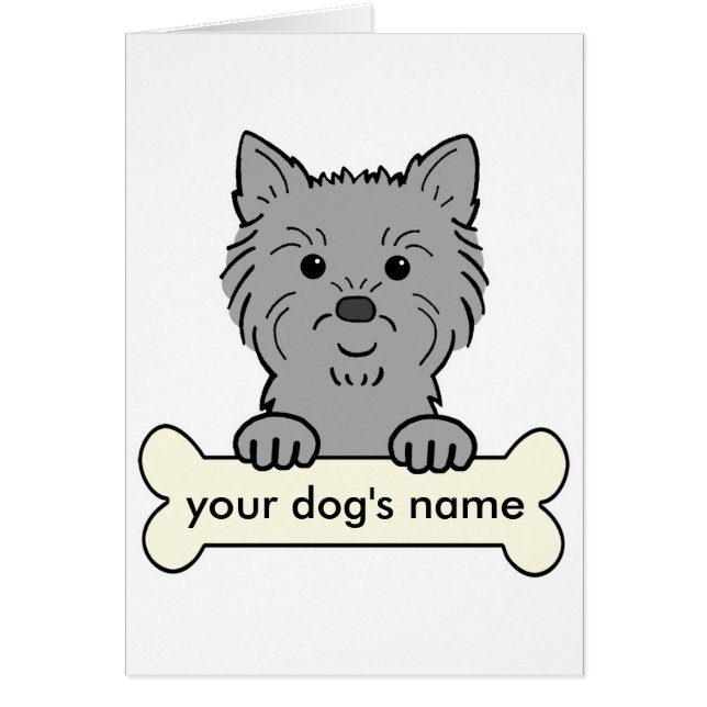 Personalisierter Cairn-Terrier (Vorne)