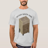 Personalisierter Cajon Trommel-Band-T - Shirt (Vorderseite)