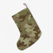 Personalisierter Camouflage Weihnachts-Strumpf Kleiner Weihnachtsstrumpf (Rückseite (Hängend))