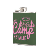 Personalisierter Camp Bach Junggeselinnen-Abschied Flachmann (Links)