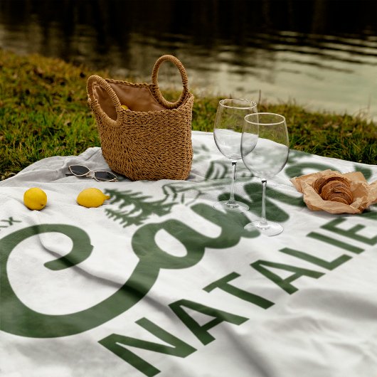 Personalisierter Camp Bach Junggeselinnen-Abschied Fleecedecke