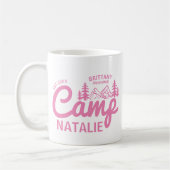Personalisierter Camp Bach Junggeselinnen-Abschied Kaffeetasse (Links)