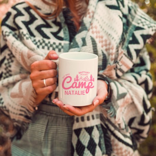 Personalisierter Camp Bach Junggeselinnen-Abschied Kaffeetasse