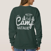 Personalisierter Camp Bach Junggeselinnen-Abschied Sweatshirt (Rückseite)