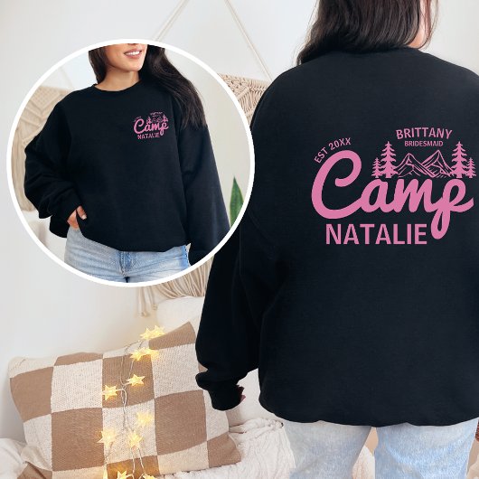 Personalisierter Camp Bach Junggeselinnen-Abschied Sweatshirt