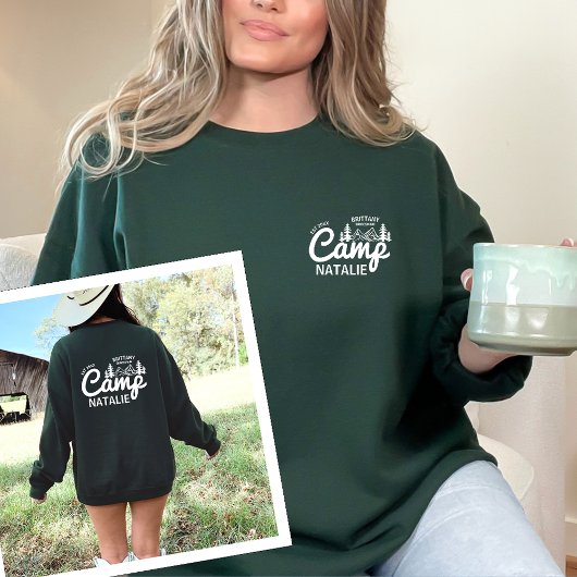 Personalisierter Camp Bach Junggeselinnen-Abschied Sweatshirt