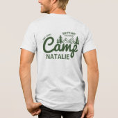 Personalisierter Camp Bach Junggeselinnen-Abschied Tri-Blend Shirt (Rückseite)