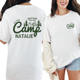 Personalisierter Camp Bach Junggeselinnen-Abschied Tri-Blend Shirt