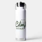 Personalisierter Camp Bach Junggeselinnen-Abschied Trinkflasche (Vorderseite)