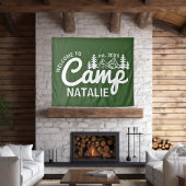 Personalisierter Camp Bach Junggeselinnen-Abschied Wandteppich