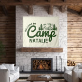 Personalisierter Camp Bach Junggeselinnen-Abschied Wandteppich