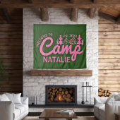 Personalisierter Camp Bach Junggeselinnen-Abschied Wandteppich