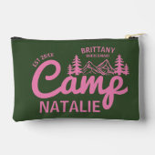 Personalisierter Camp Bach Junggeselinnen-Abschied Zubehörtasche (Rückseite)