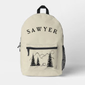 Personalisierter Camp-Backpack Bedruckter Rucksack (Vorderseite)