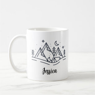 Personalisierter Camping-Becher, personalisierter Kaffeetasse