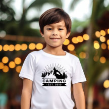 Personalisierter Camping T - Shirt
