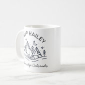 Personalisierter Campingbecher, personalisierter L Kaffeetasse (Vorderseite Links)