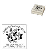 Personalisierter Campingplatz Mix Campingplatz Gummistempel (Stempel)