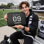 Personalisierter Canada Soccer Tech-Schutz Laptopschutzhülle