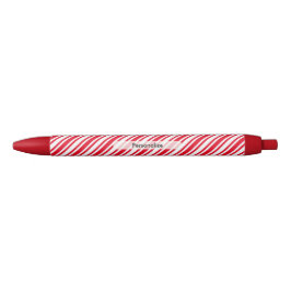 Personalisierter Candy Cane Stripe Kugelschreiber