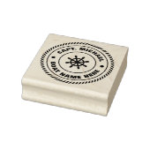 Personalisierter Captain Nautical Anchor Boat Name Gummistempel (Stempel)