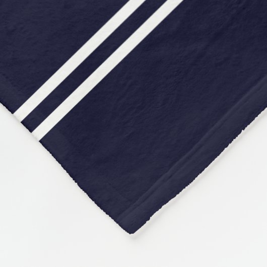 Personalisierter Captain Nautical Crab Fleece Blan (Ecke)