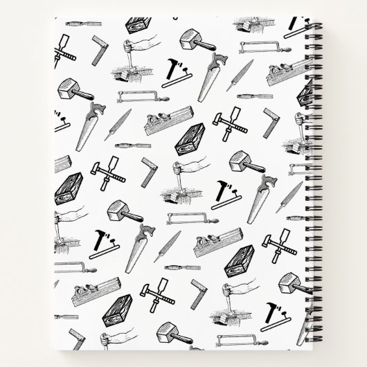 Personalisierter Carpentry Notizblock (Rückseite)