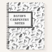 Personalisierter Carpentry Notizblock (Vorderseite)