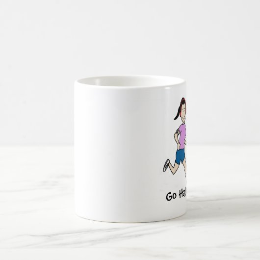 Personalisierter Cartoon des Kaffeetasse (Mittel)