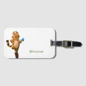 Personalisierter Cartoon Gepäckanhänger (Vorderseite (Horizontal))