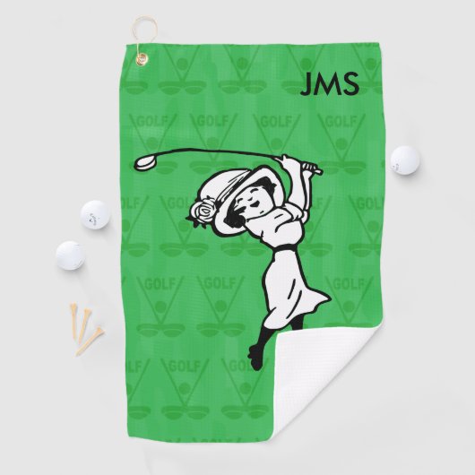 Personalisierter Cartoon Golfhandtuch (Insitu)