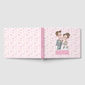 Personalisierter Cartoon Newlyweds Gästebuch (Voll)