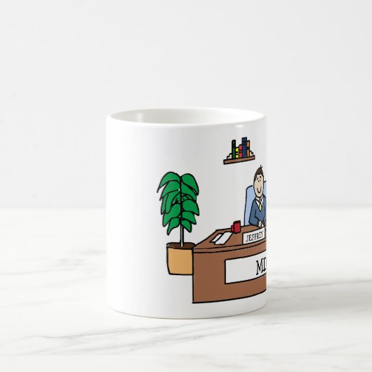 Personalisierter Cartoonbecher MD Kaffeetasse (Mittel)