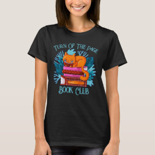 Personalisierter Cat Approved Book Club T-Shirt