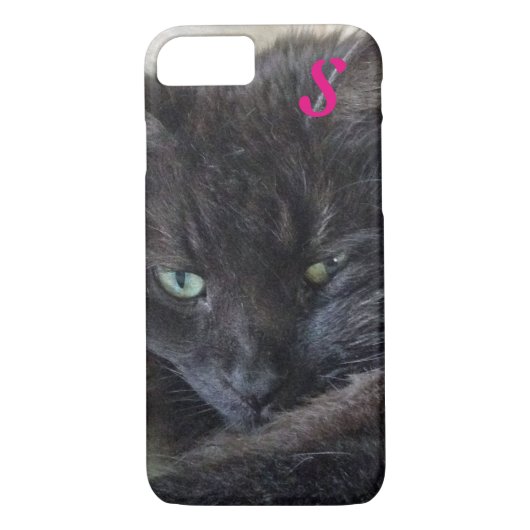 Personalisierter Cat iPhone Case (Rückseite)