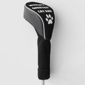 Personalisierter Cat-Vater mit dem größten Katzena Golf Headcover (angewinkelt)