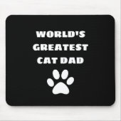Personalisierter Cat-Vater mit dem größten Katzena Mousepad (Vorne)