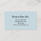 Personalisierter Catering Koch Visitenkarte (Rückseite)