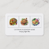 Personalisierter Catering Visitenkarte (Vorderseite)