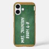 Personalisierter Chalkboard-Lehrer iPhone/iPad-Geh Case-Mate iPhone Hülle (Rückseite)