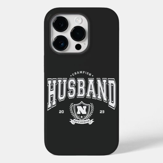 Personalisierter Champion Husband Funny Men-Gesche Case-Mate iPhone Hülle (Rückseite)