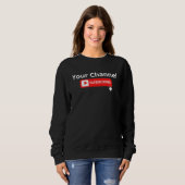 Personalisierter Channel-Abonnement Sweatshirt (Vorne ganz)