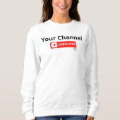 Personalisierter Channel-Abonnement Sweatshirt (Vorderseite)